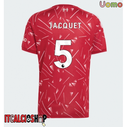 Liverpool Jeremy Jacquet #5 Prima Maglia 2026-27 Manica Corta